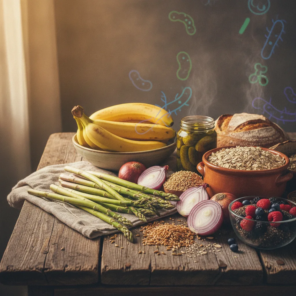 Prébiotiques aliments liste | Guide complet 2026 - prebiotiques aliments liste