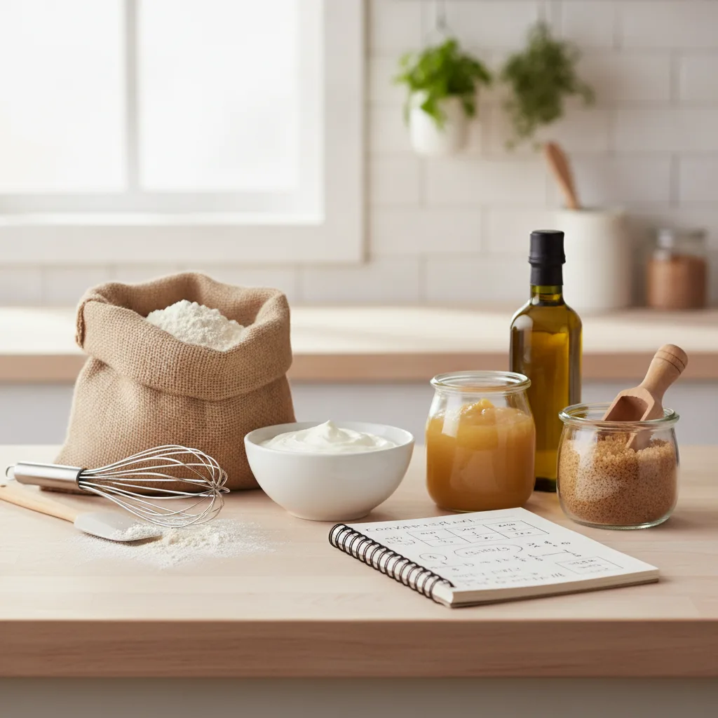 Substitutions d'ingrédients en cuisine saine – tableau - substitutions ingredients cuisine saine